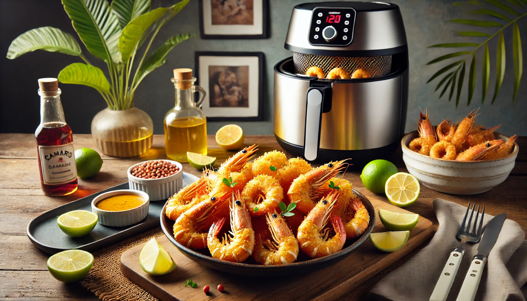 Camarão Empanado na Air Fryer: O Aperitivo Que Derrete na Boca
