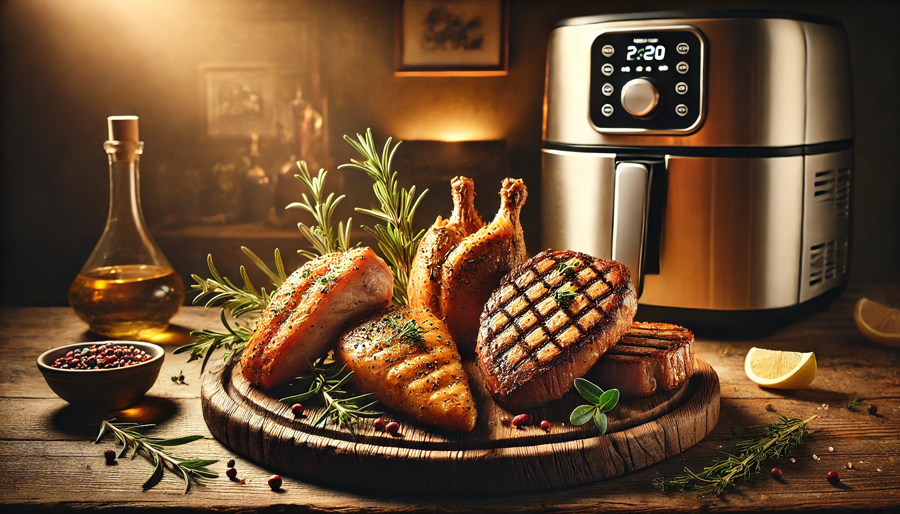 Carne Perfeita na Air Fryer: 5 Truques Para Deixar Bife, Frango e Porco Suculentos e Dourados