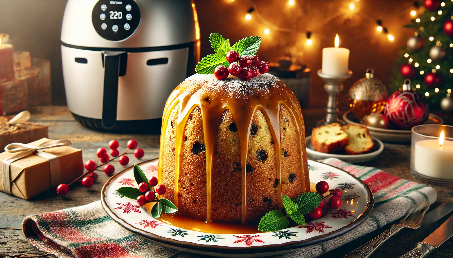 Pudim de Panetone na Air Fryer: A Sobremesa Natalina Que Vai Surpreender Seus Convidados