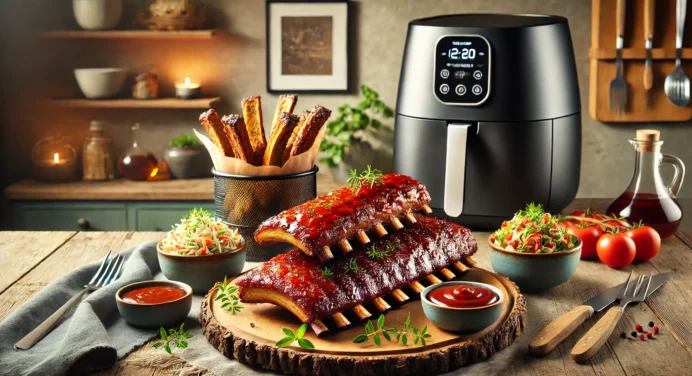 Como Fazer Costelinha de Porco na Air Fryer com Molho Barbecue Perfeito
